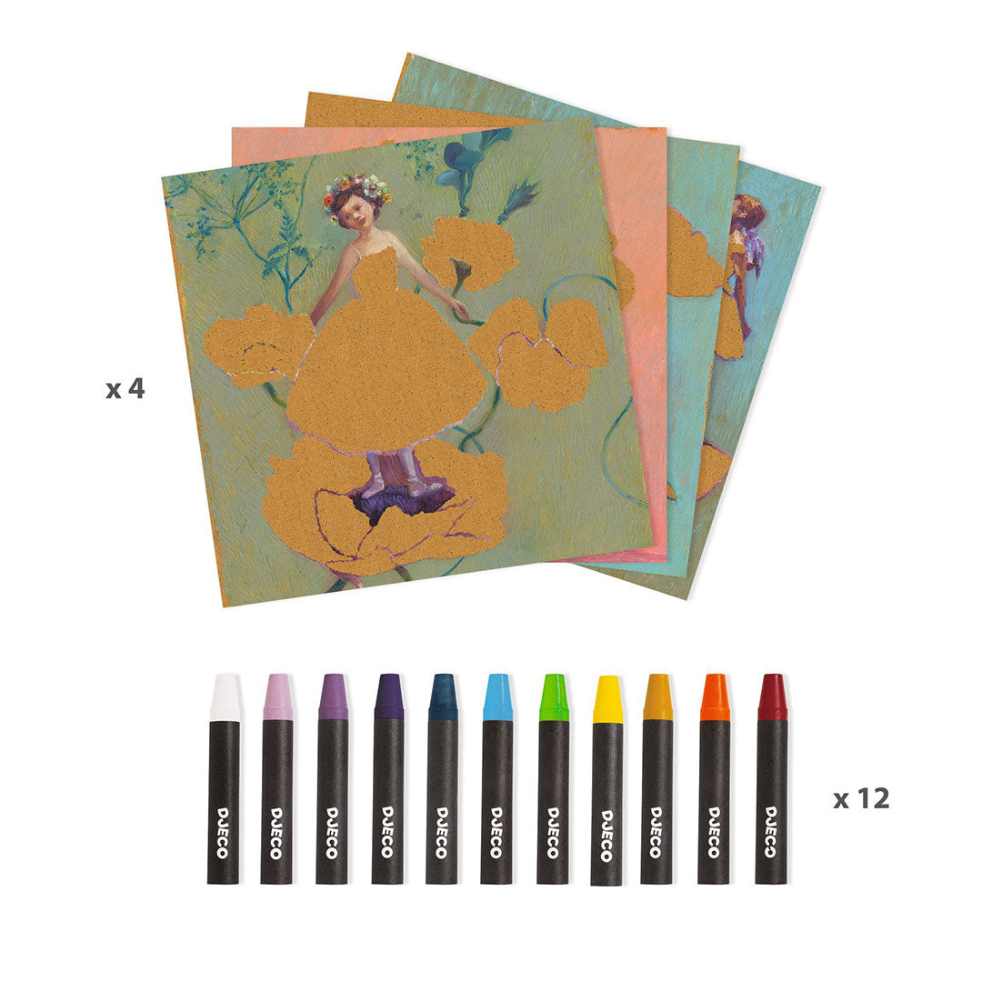 djeco schilderen op kleur the ballerina – edgar degas | DJ09381 | 3