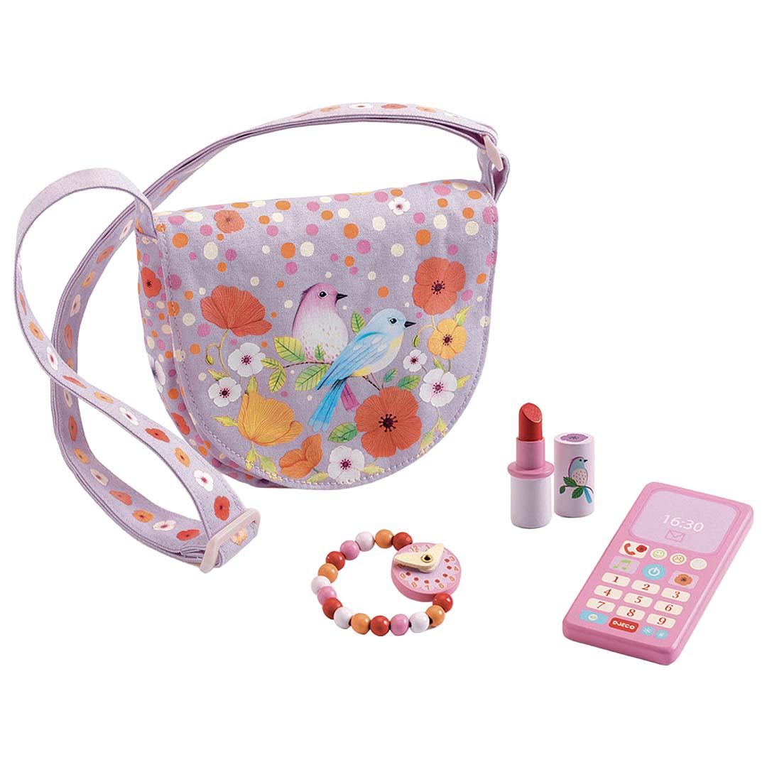 djeco sac à bandoulière et accessoires - birdie