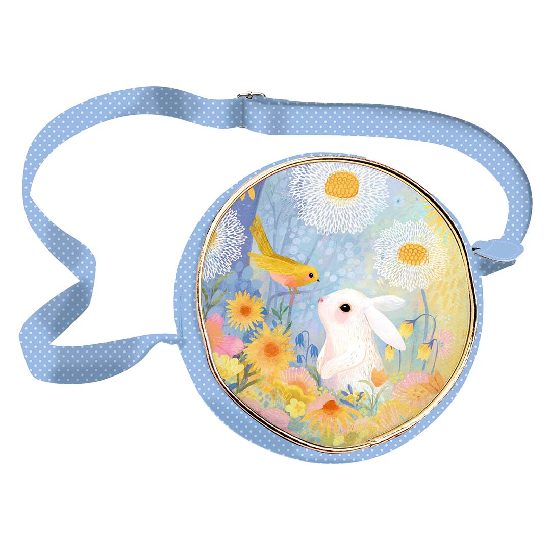 djeco sac à bandoulière lapin