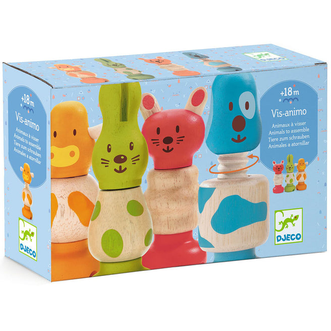 djeco animaux à visser - vis-animo