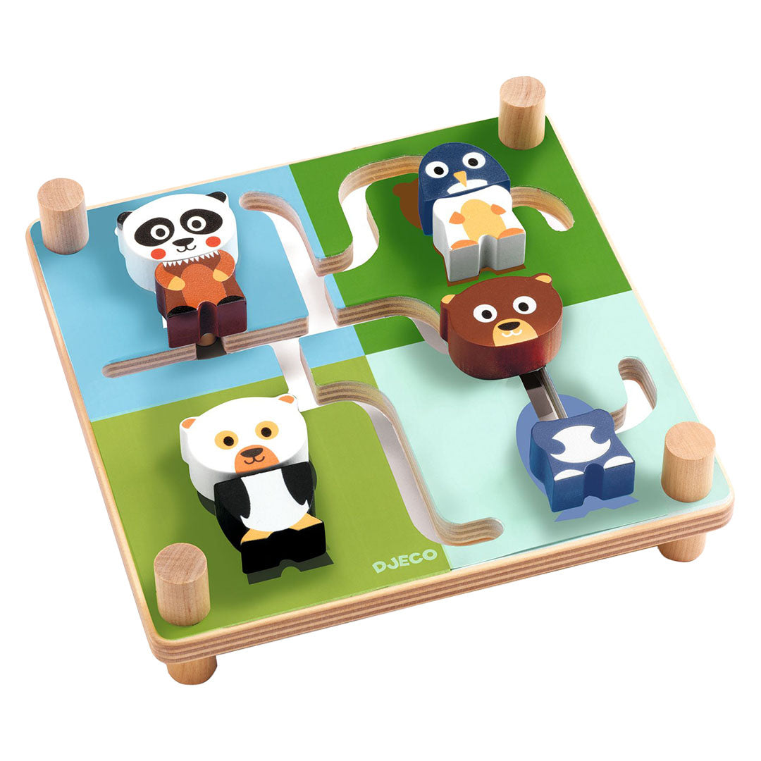 djeco schuifpuzzel dieren | DJ01611 | 3