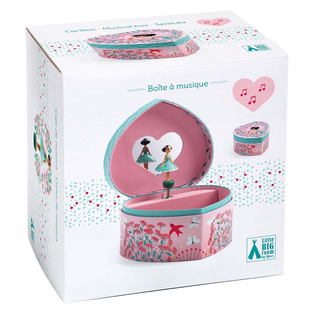 djeco boîte à bijoux musicale mélodie de printemps