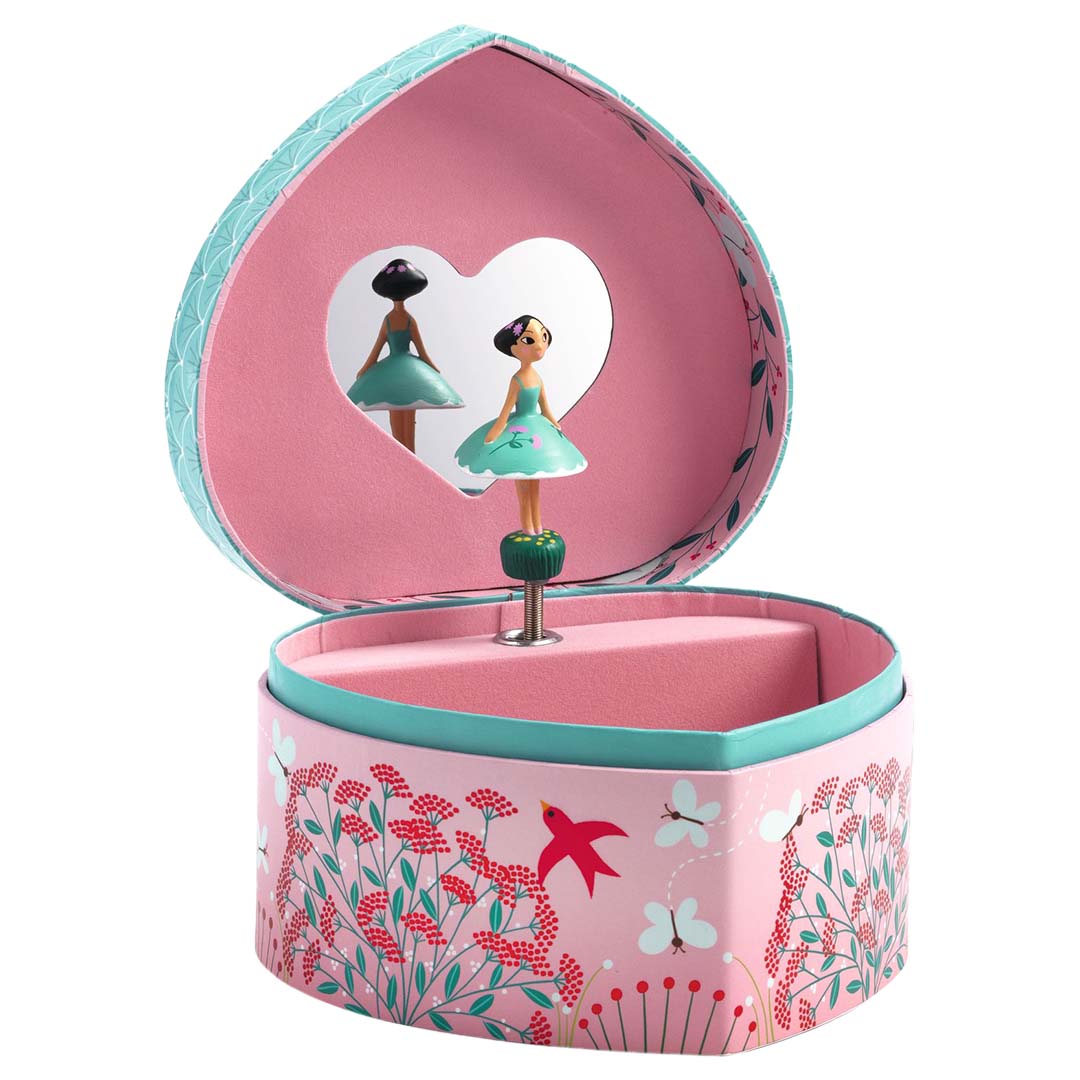 djeco boîte à bijoux musicale mélodie de printemps