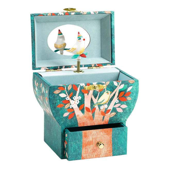 djeco boîte à bijoux musicale arbre poétique