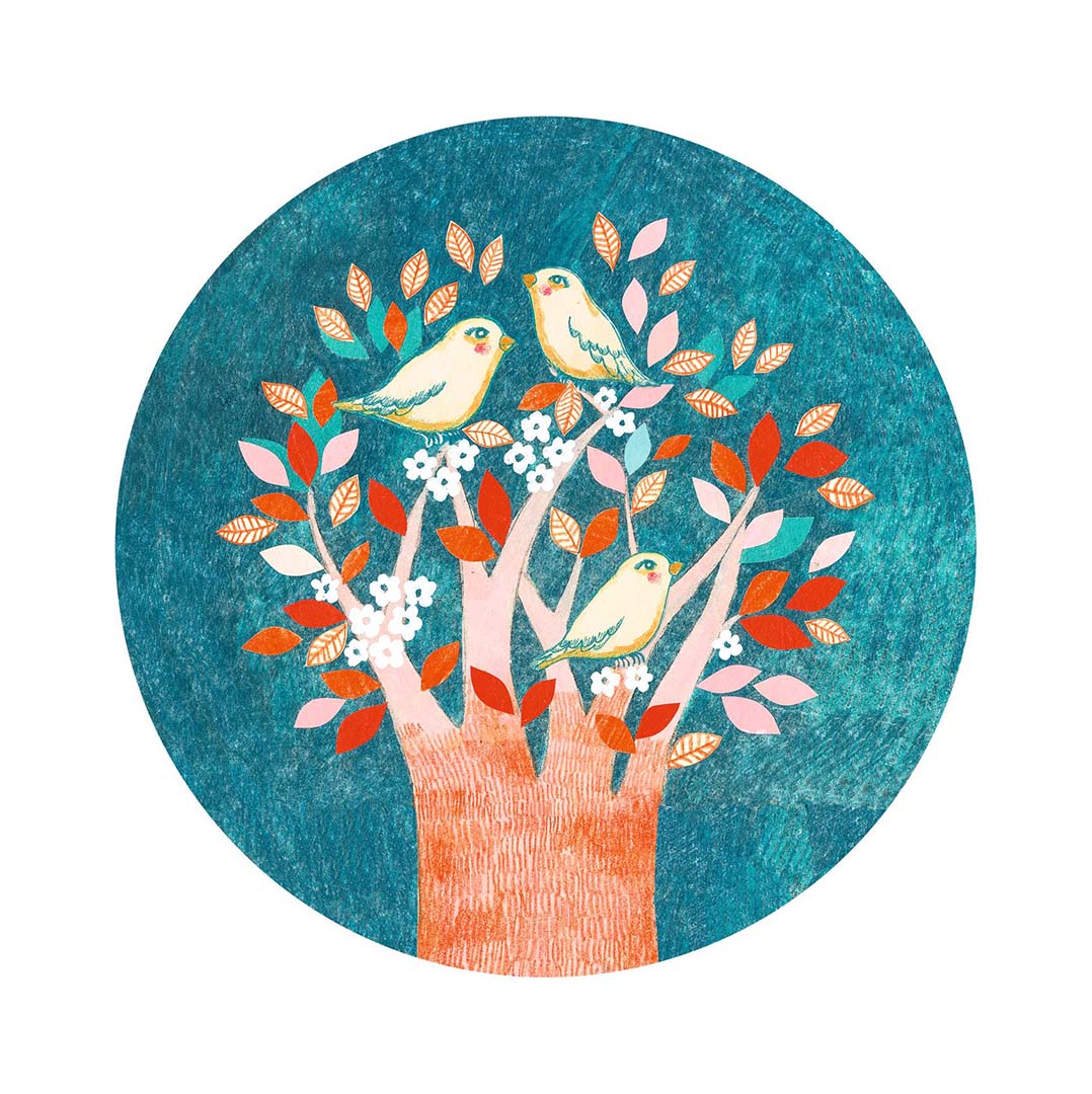 djeco boîte à bijoux musicale arbre poétique