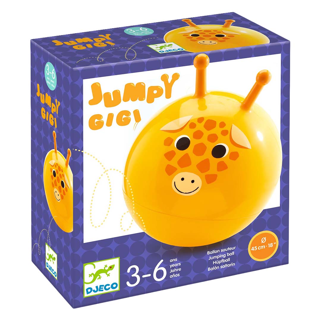 djeco skippybal giraf - 45 cm