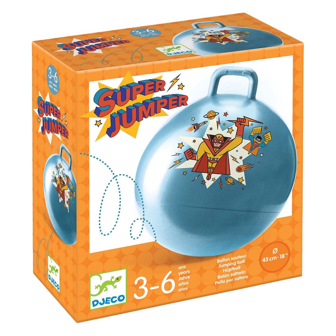 djeco skippybal super jumper - 45 cm