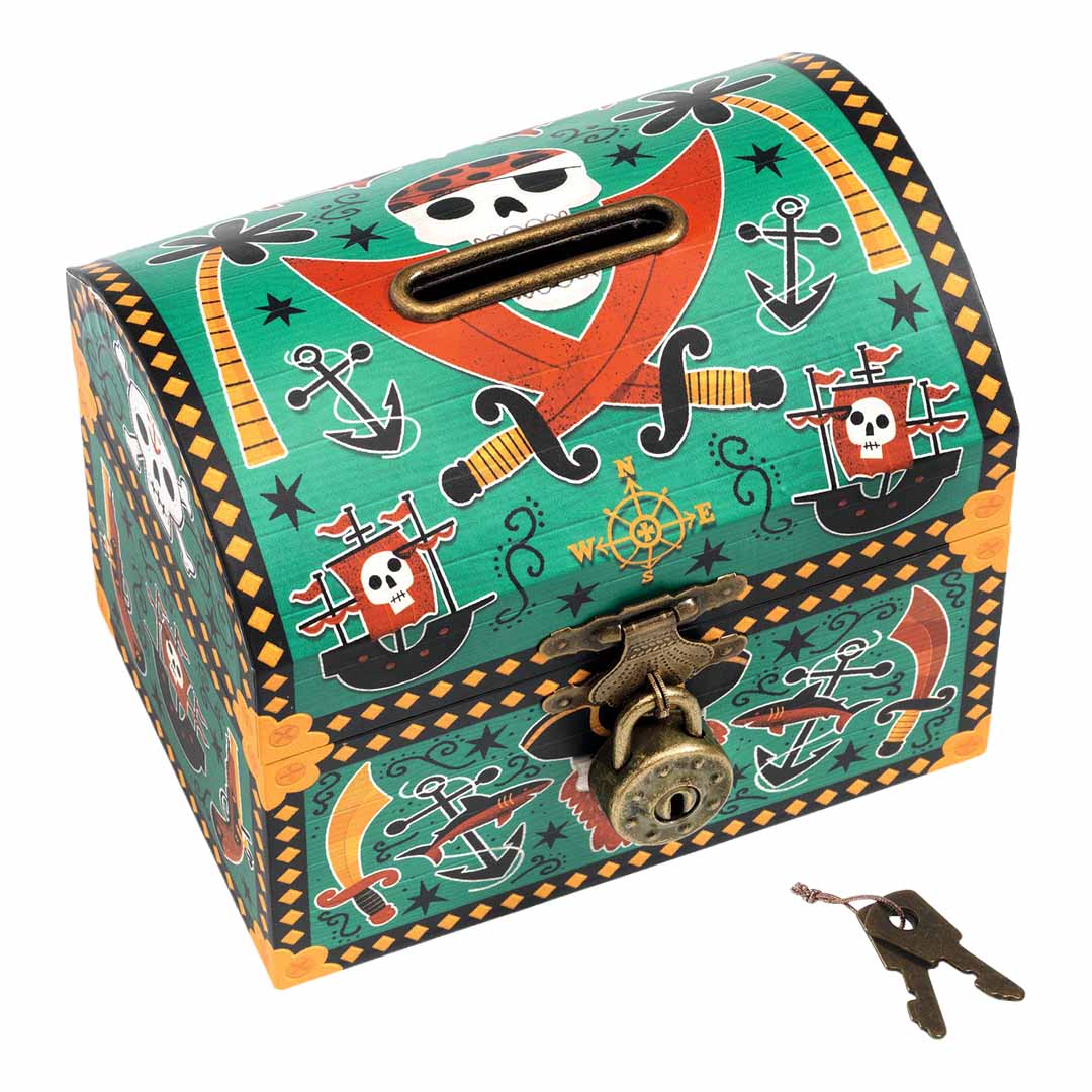 djeco tirelire - pirates