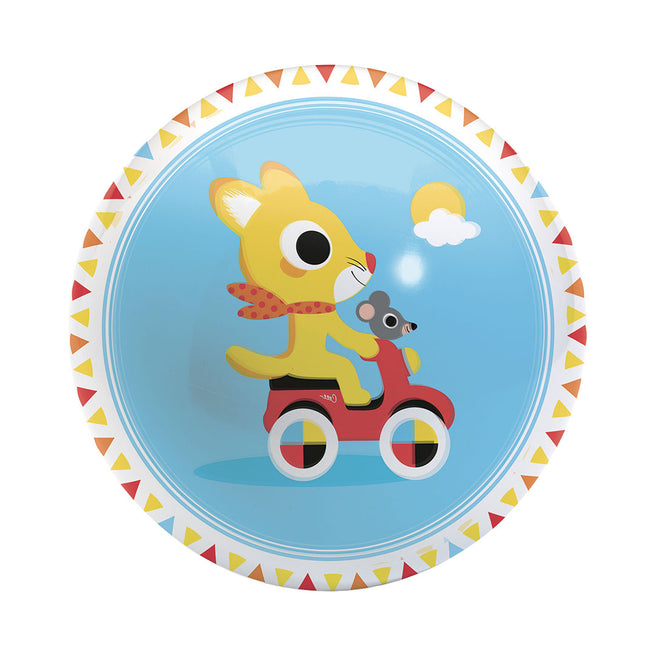 djeco balle cute race - 12 cm