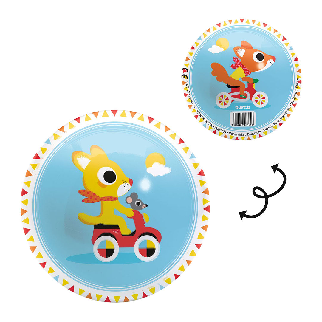 djeco speelbal cute race - 12 cm | DJ00104 | 1