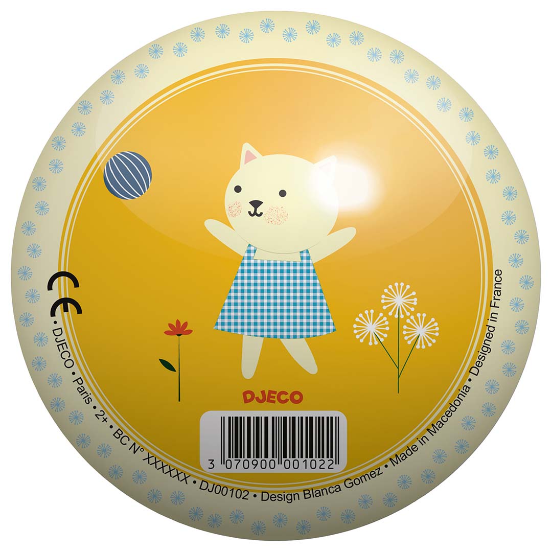 djeco ballon lapin - 12 cm