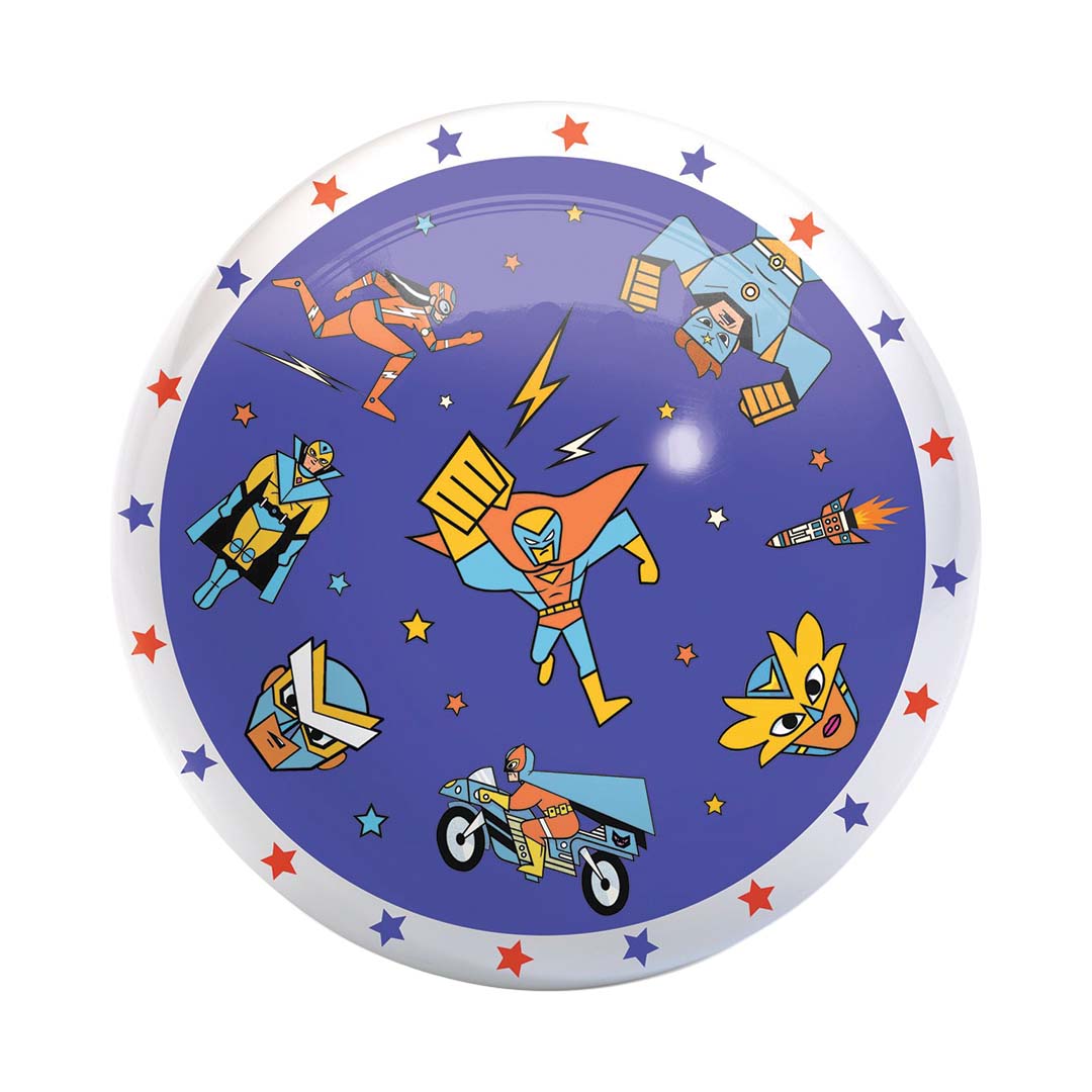 djeco speelbal superhelden - 22 cm | DJ00169 | 1