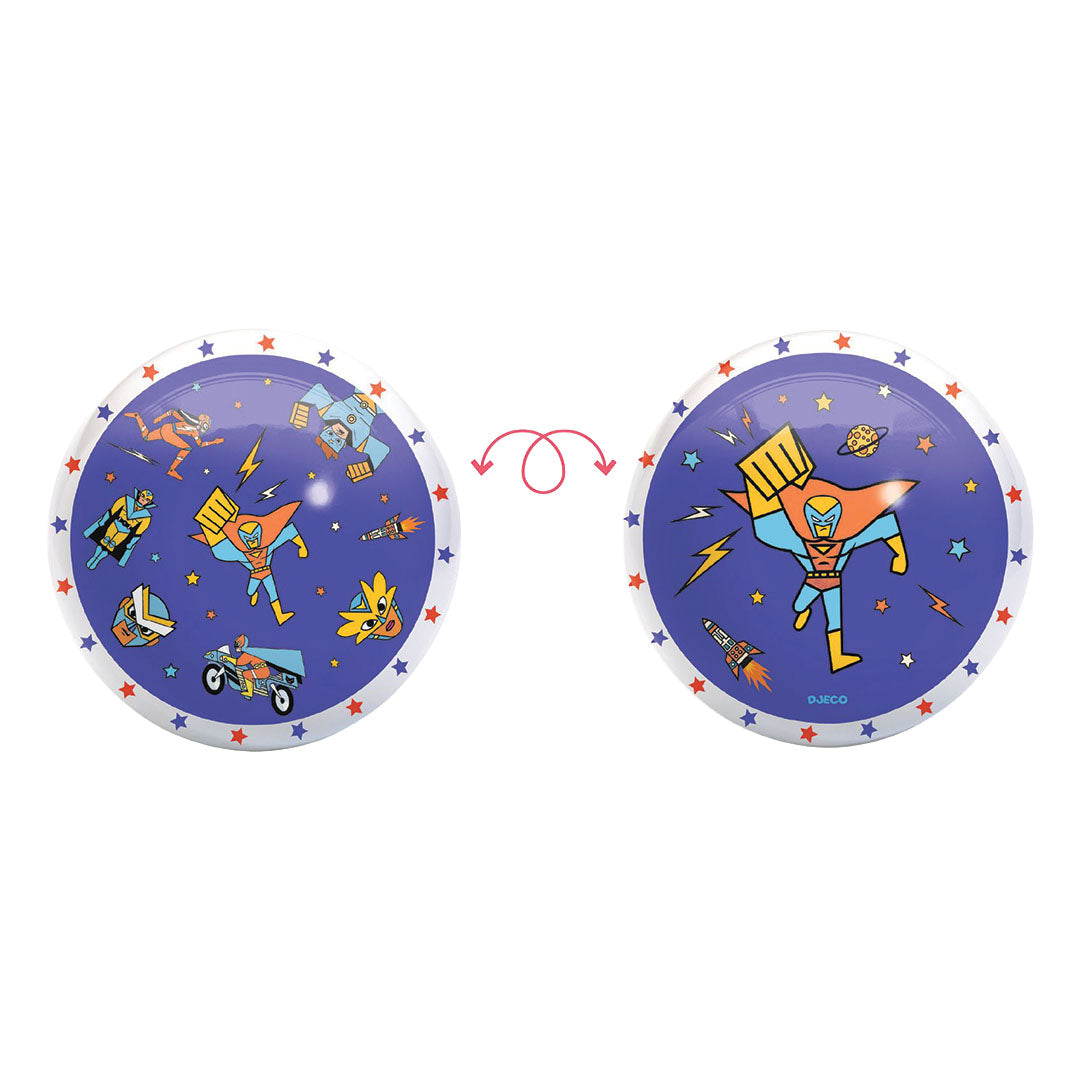 djeco speelbal superhelden - 22 cm | DJ00169 | 2