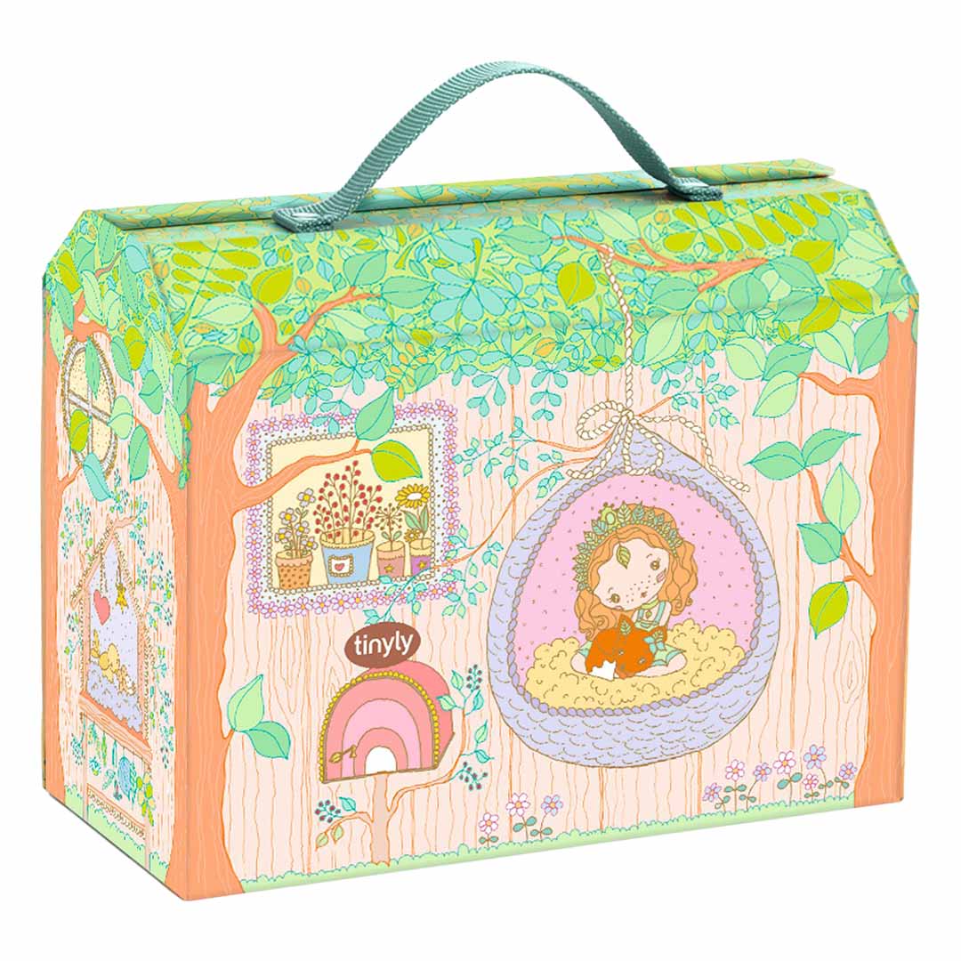 djeco maison de jeu sylvia & fox's house in the forest