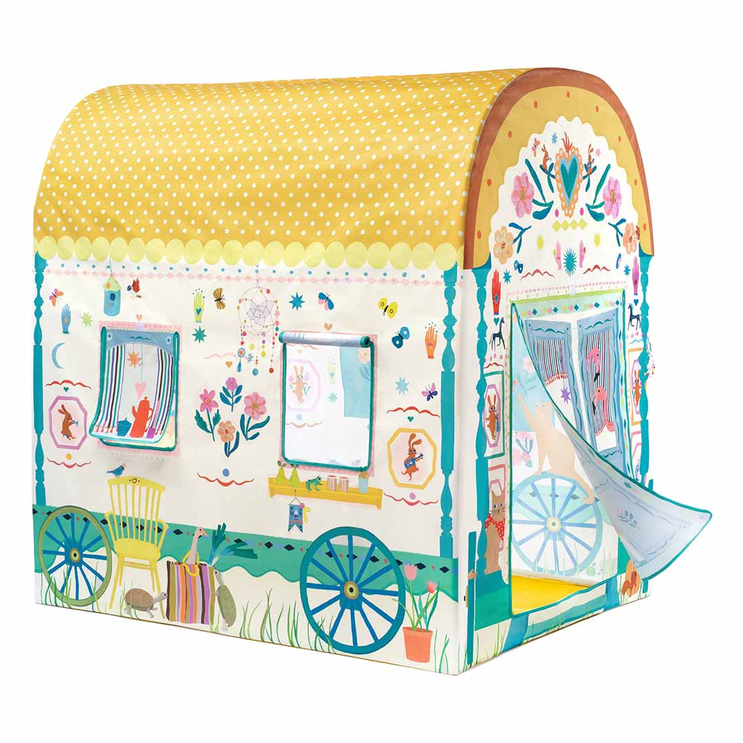 djeco maison de jeu roulotte