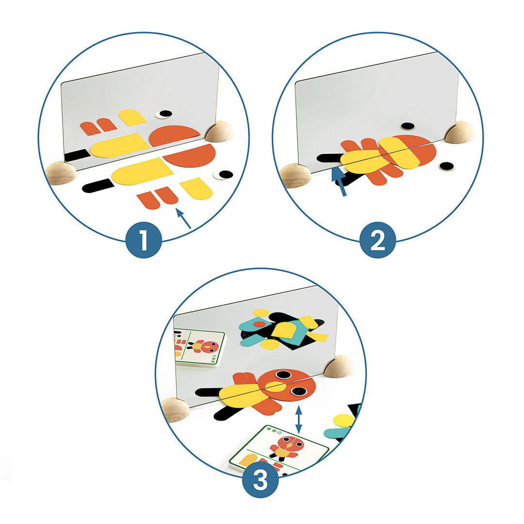 djeco spiegelspel ze mirror dieren | DJ06483 US | 2