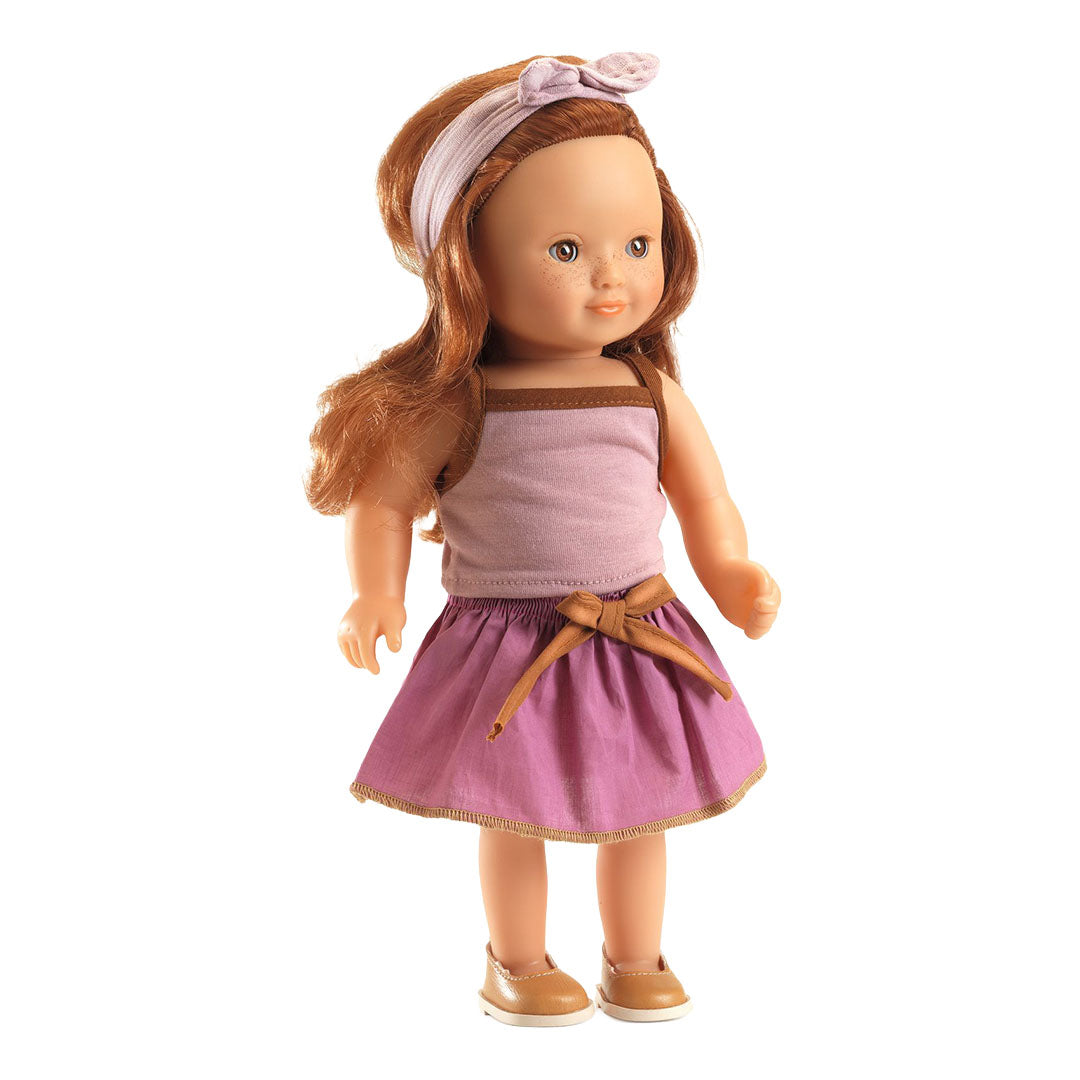 djeco poupée debout lovely sophie - 32 cm
