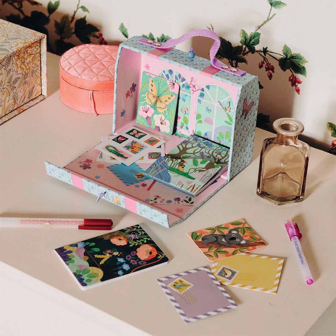 djeco stationary koffer marie - tropical garden | DD03506 | 1
