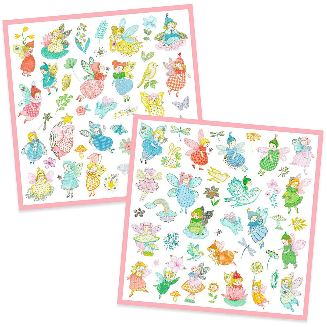 djeco stickers glinsterende feeën - 160st | DJ09554 | 1