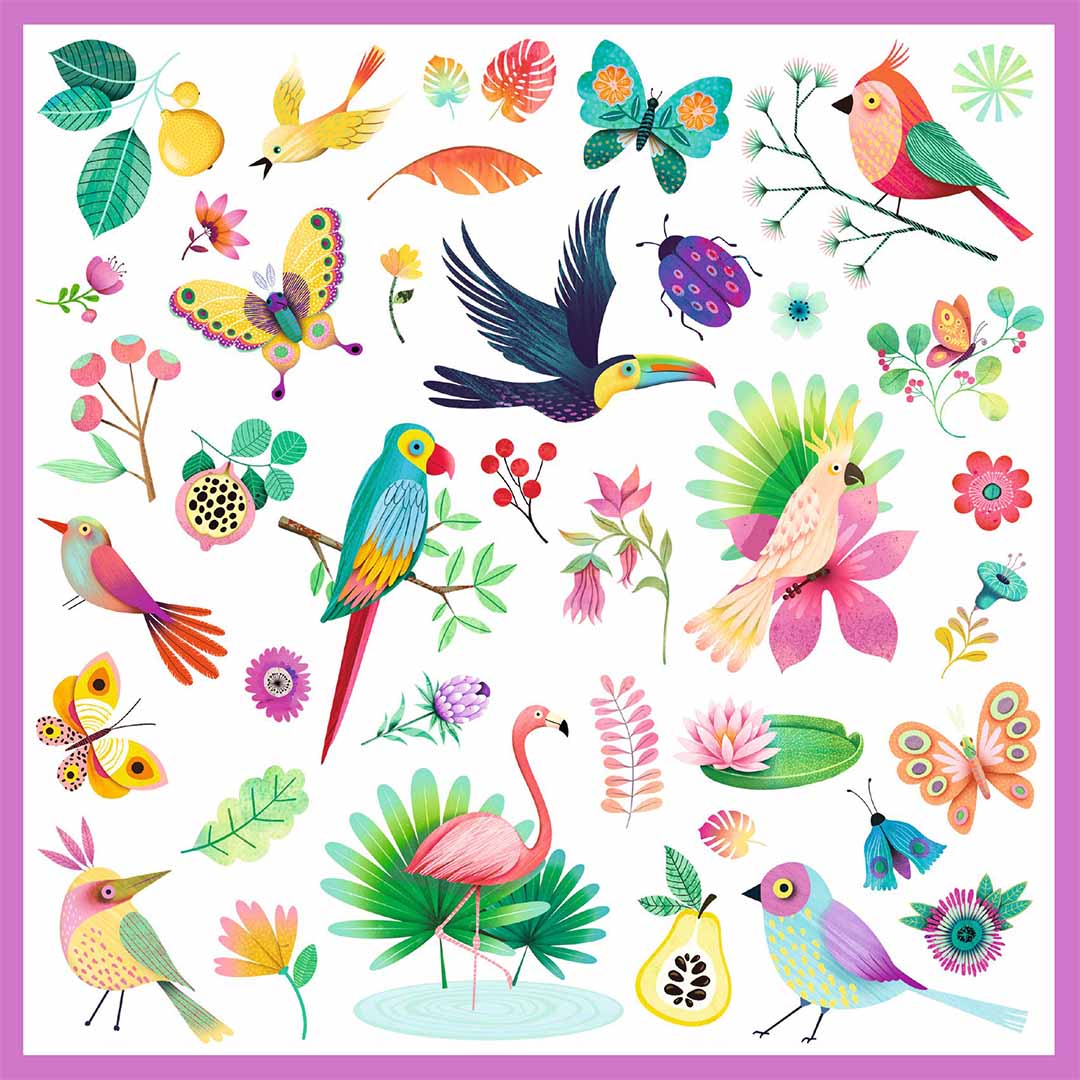 djeco stickers paradijs - 160st