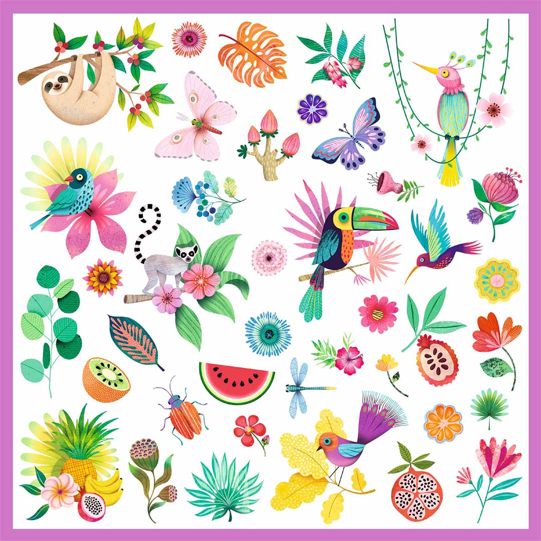 djeco stickers paradijs - 160st