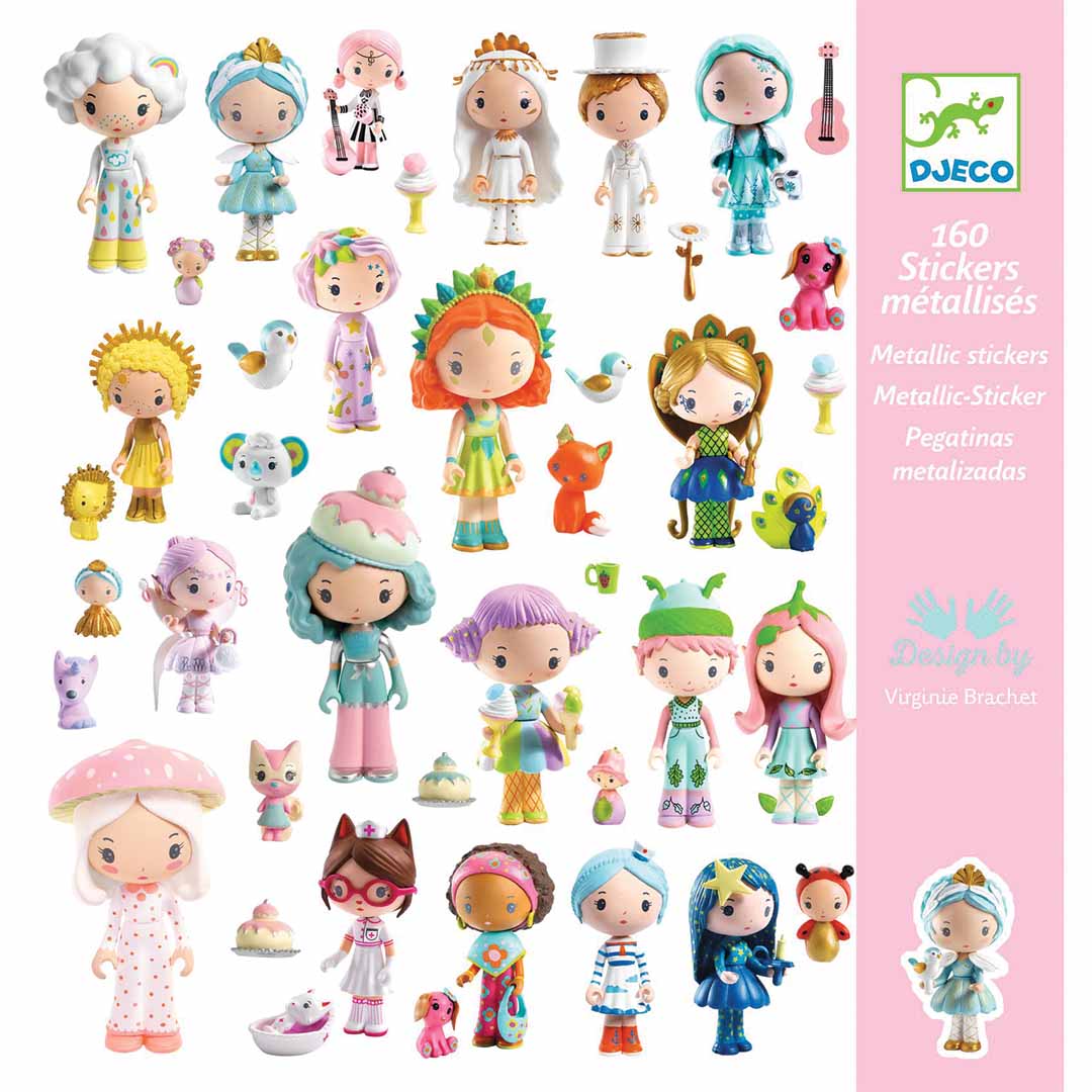 djeco stickers the little world of tinyly - 160st | DJ09286 | 0