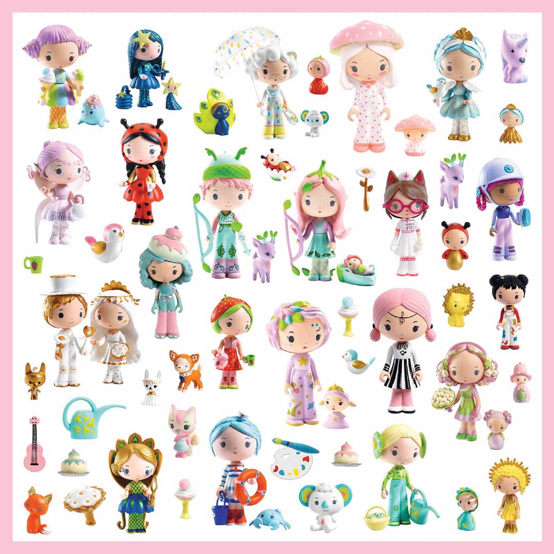 djeco stickers the little world of tinyly - 160st | DJ09286 | 3