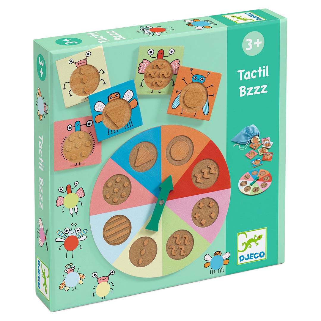 djeco tactiel spel - tactil-bzzz | DJ08259 | 0