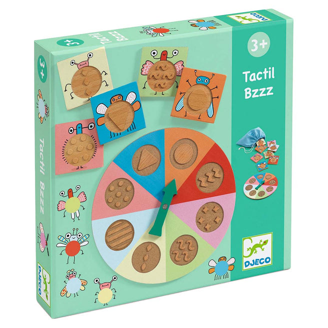 djeco tactiel spel - tactil-bzzz | DJ08259 | 0