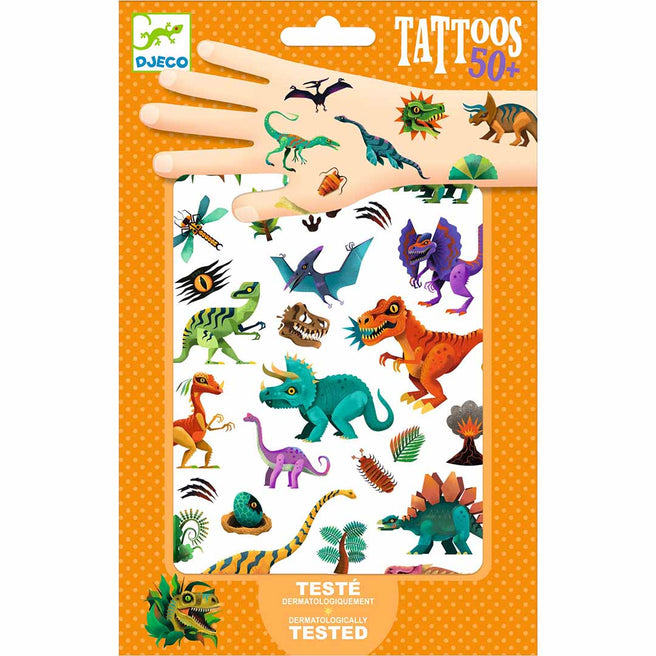 djeco tatouages - dino club