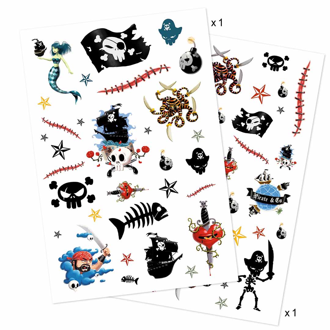 djeco tattoos - piraten | DJ09584 | 1