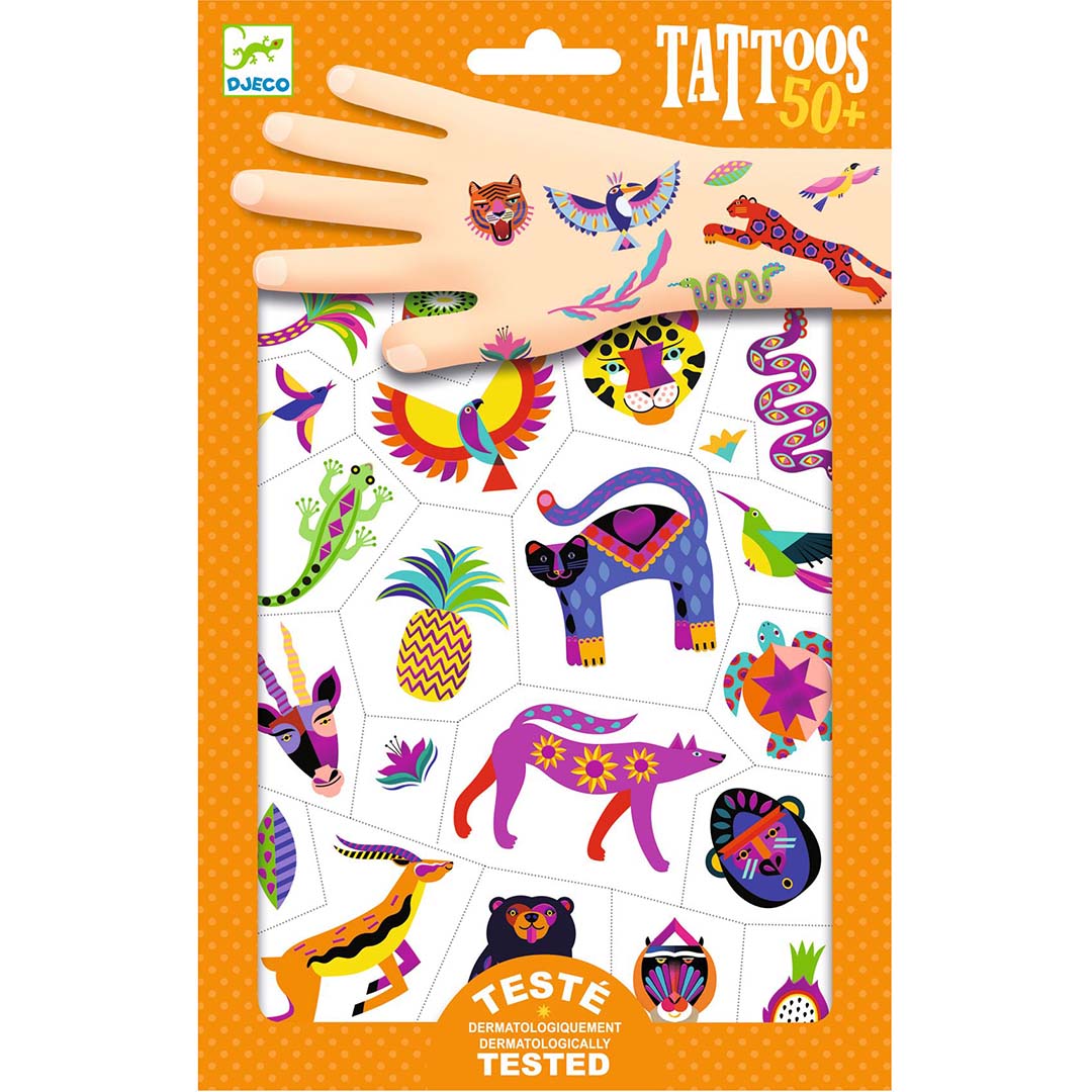 djeco tattoos - wilde schoonheid | DJ09609 | 0