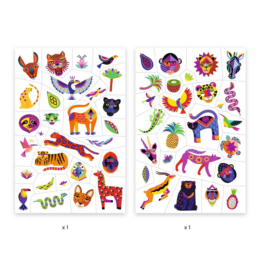 djeco tattoos - wilde schoonheid | DJ09609 | 1