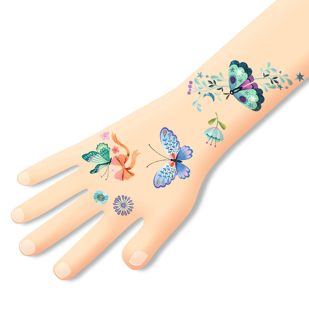 djeco tattoos droomvlinders