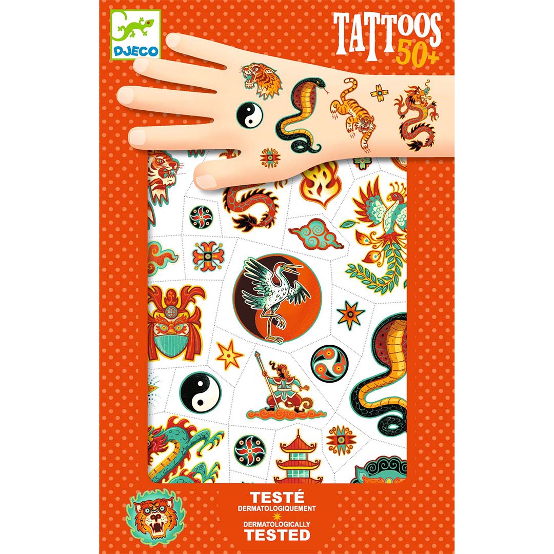 djeco tattoos krijgersgeest | DJ09915 | 0