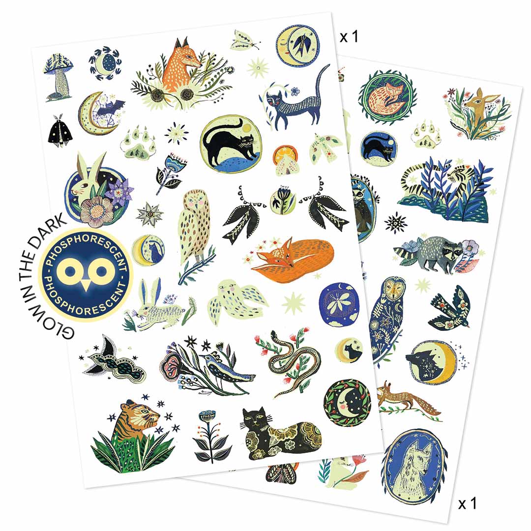 djeco tattoos nighttime reflections | DJ09618 | 1