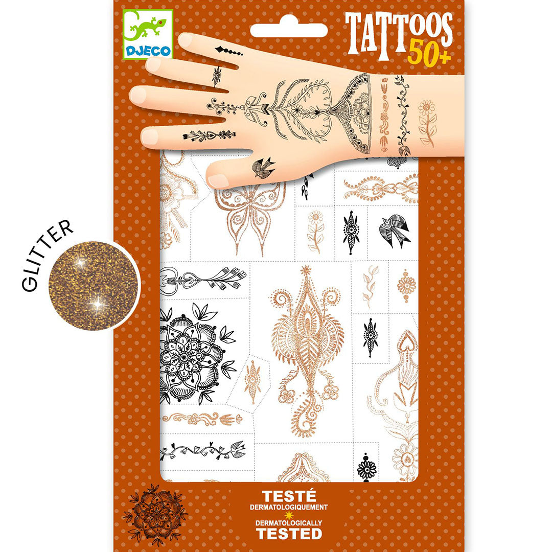 djeco tattoos oosters vleugje | DJ09914 | 3