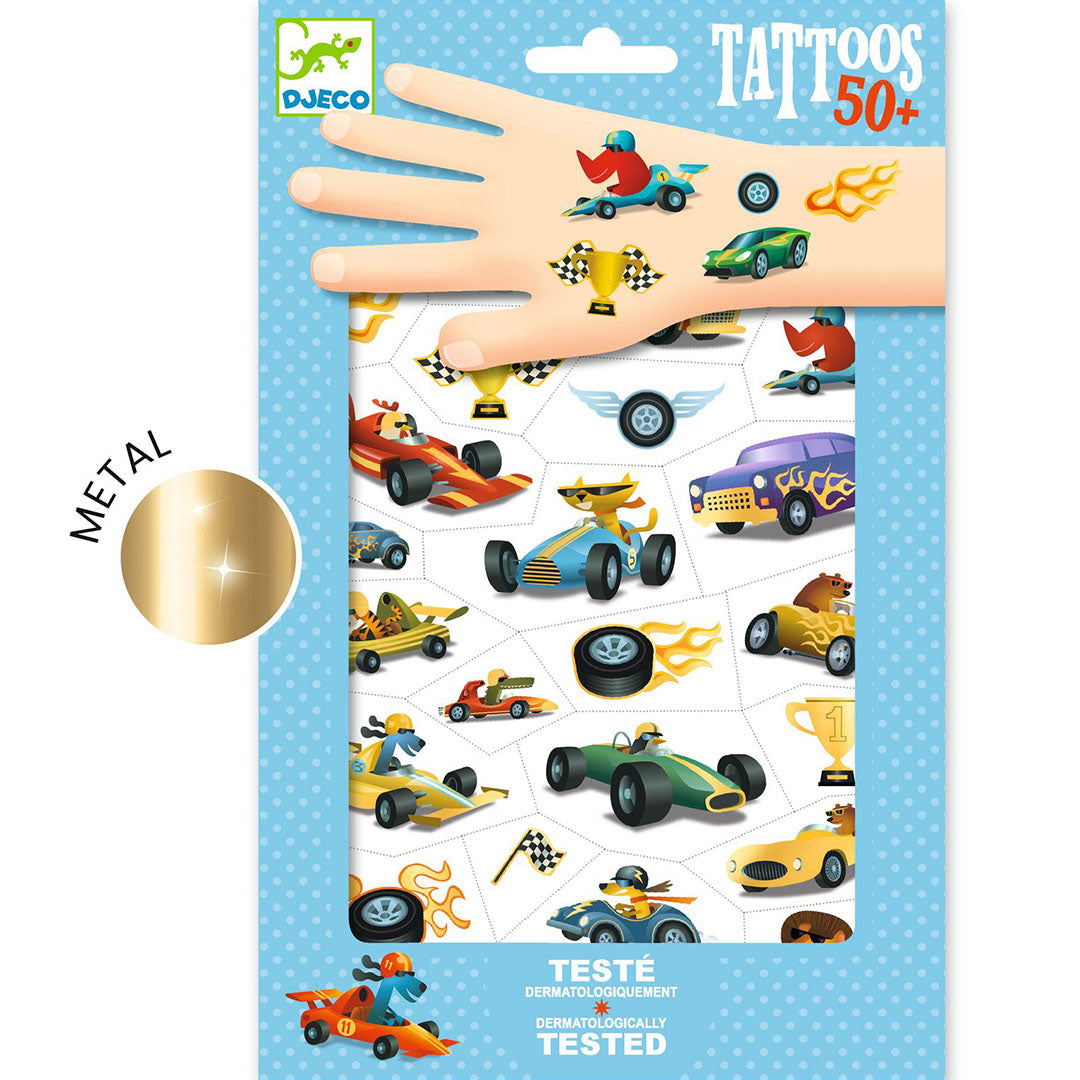 djeco tattoos raceauto's | DJ09916 | 3