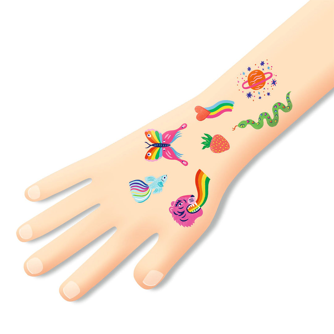 djeco tatouages - rainbow