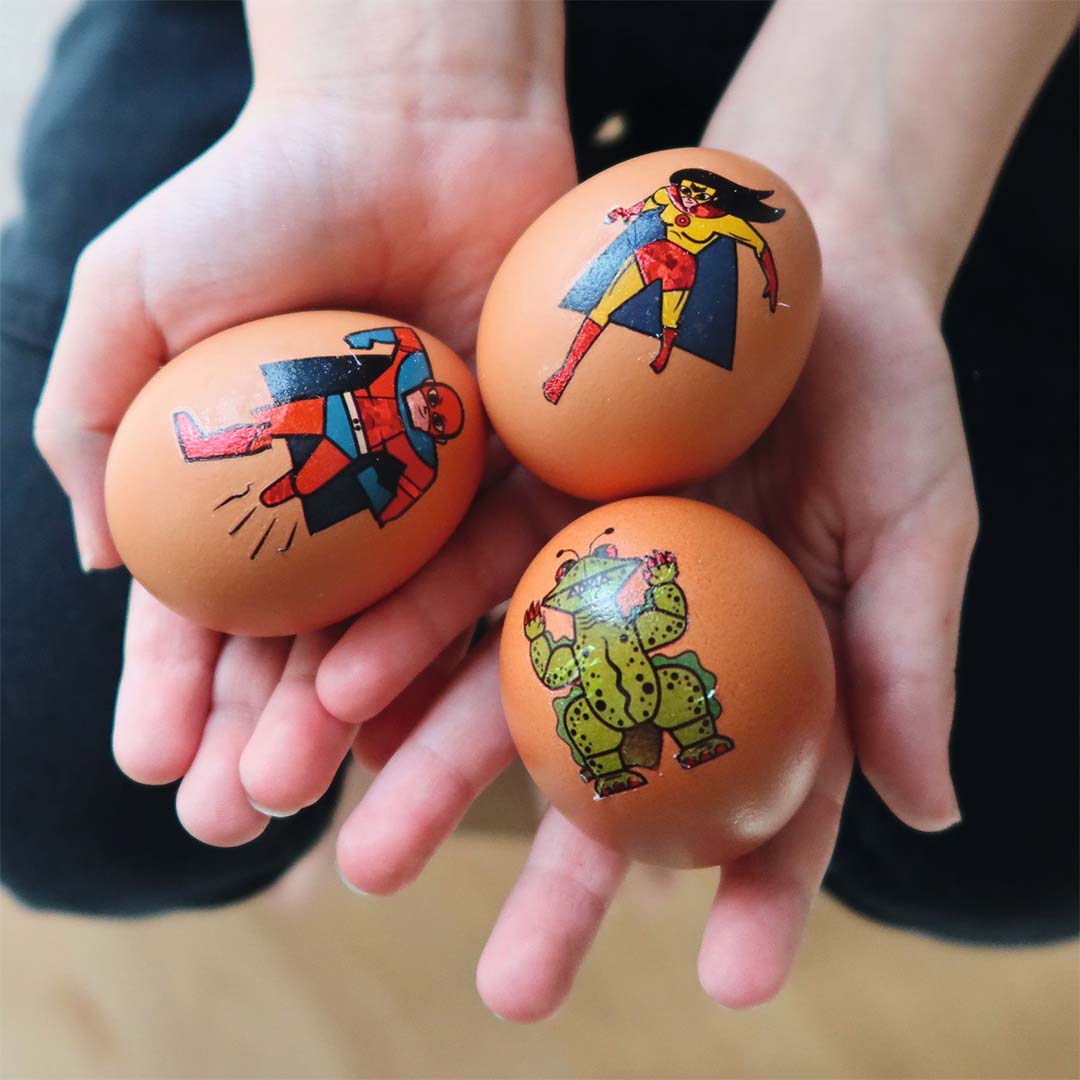 djeco tatouages ​​super-heroes vs villains
