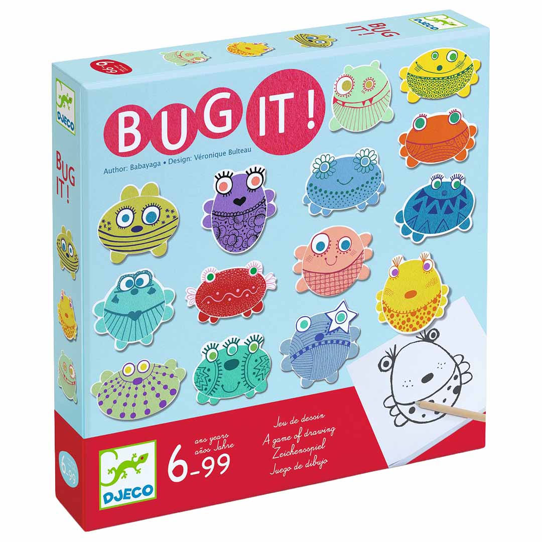 djeco jeu de dessin, d'observation et de rapidité bug it
