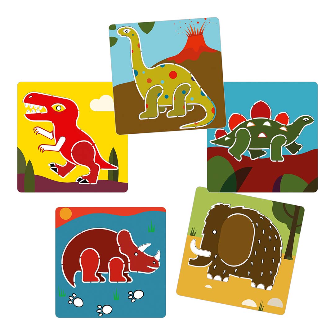 djeco tekensjablonen dino's | DJ08863 | 1