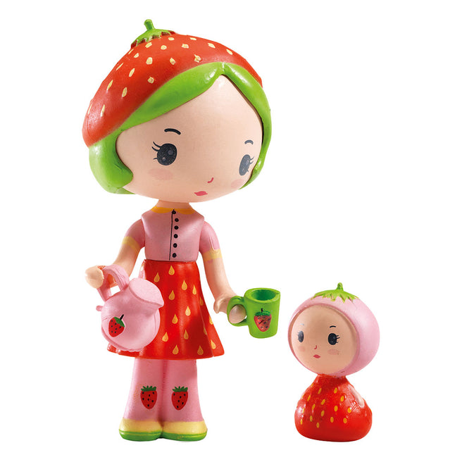djeco tinyly figurine - berry & lila