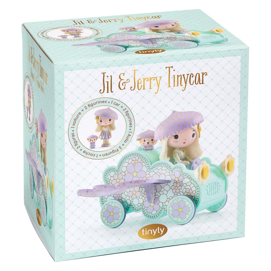 djeco figurine tinyly - jil & jerry tinycar
