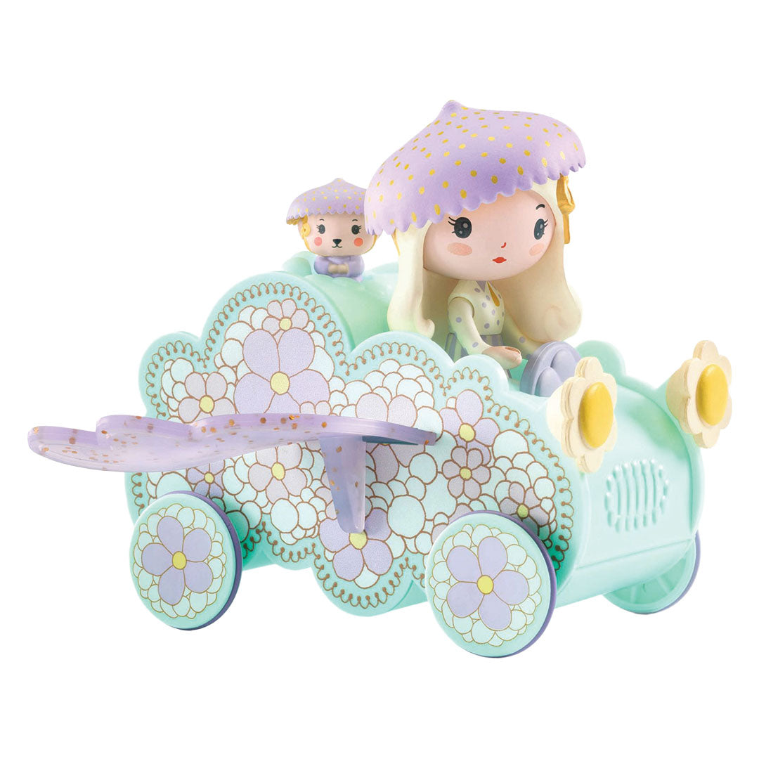 djeco figurine tinyly - jil & jerry tinycar