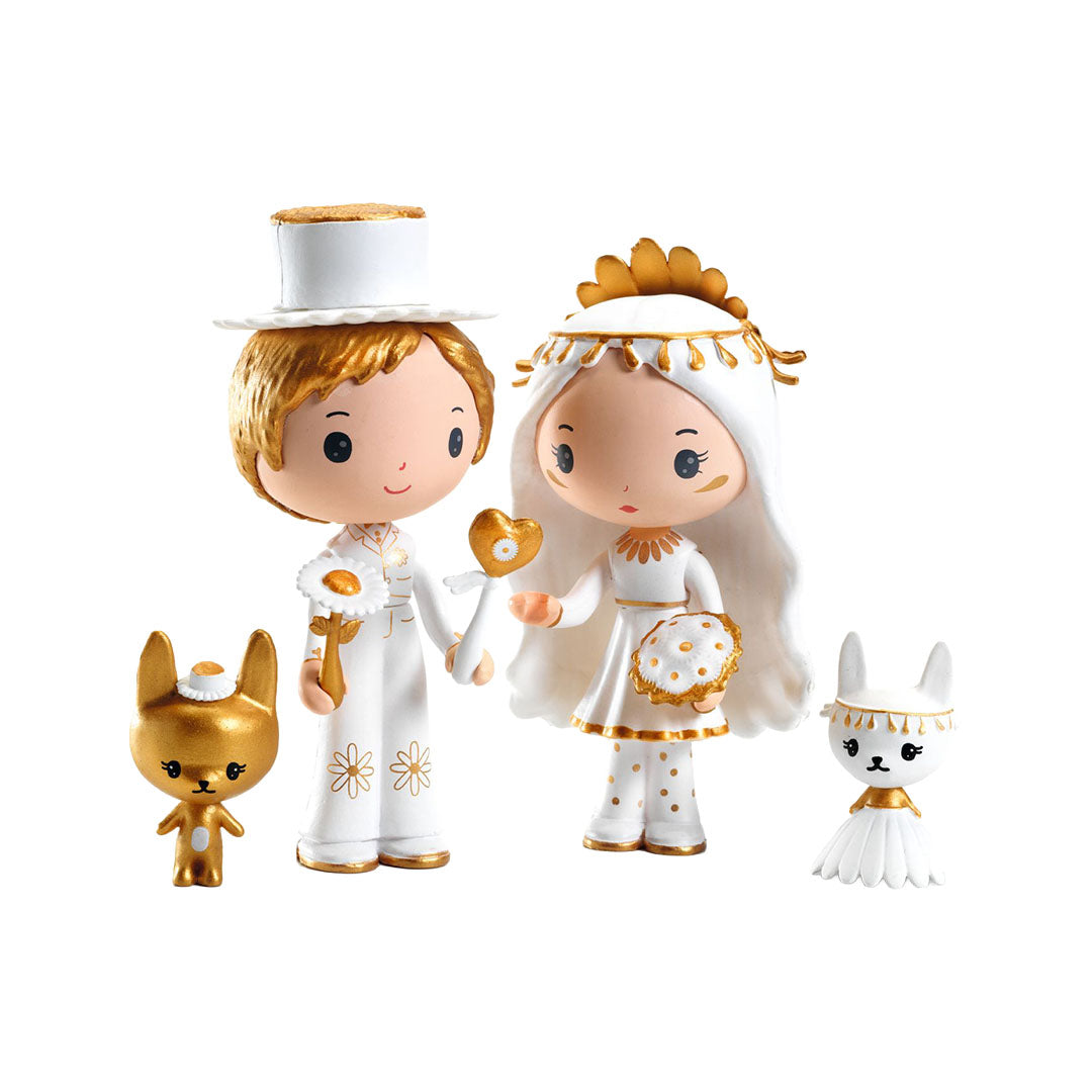 djeco figurine tinyly - marguerite & léopold
