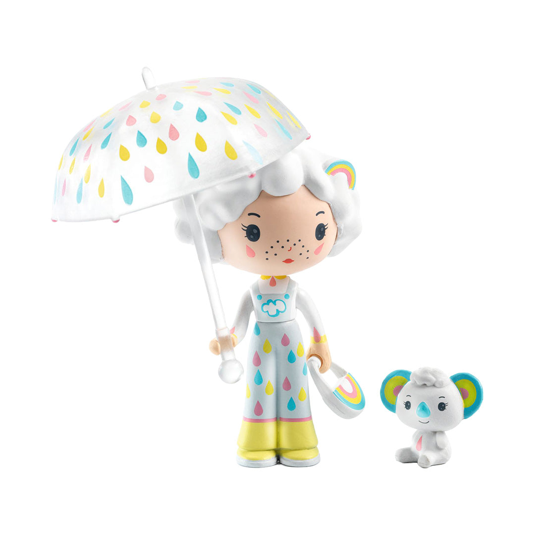 djeco figurine tinyly - prunelle & bianca
