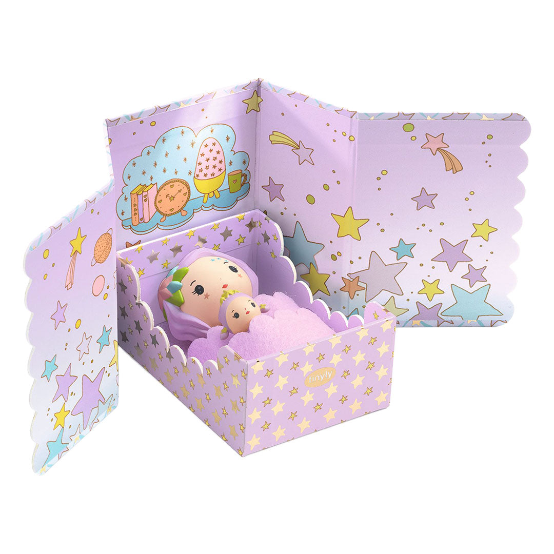 djeco coffret de jeu tinyly tinyroom violet