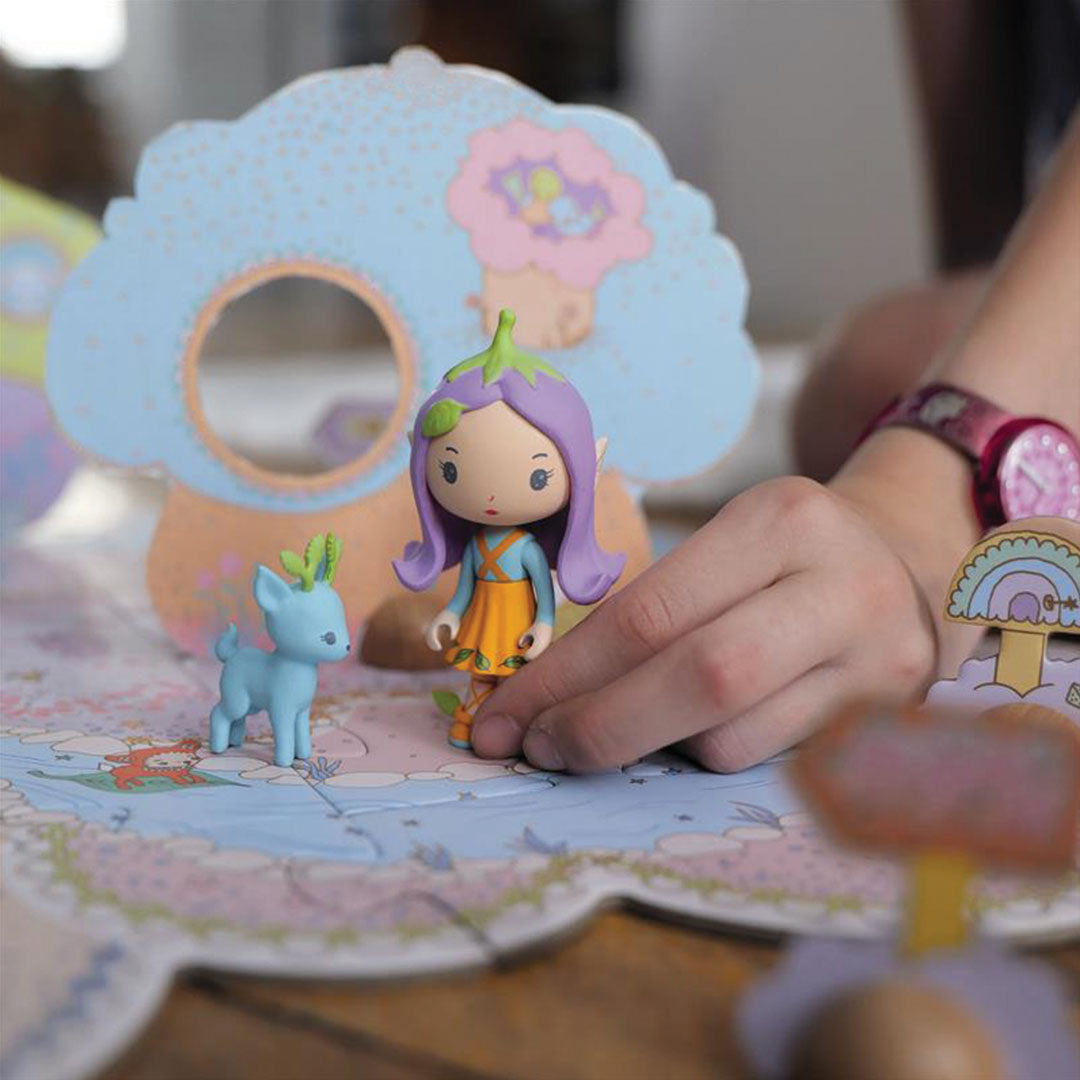 djeco puzzle géant tinyly puzzl'up lily - 33 pièces