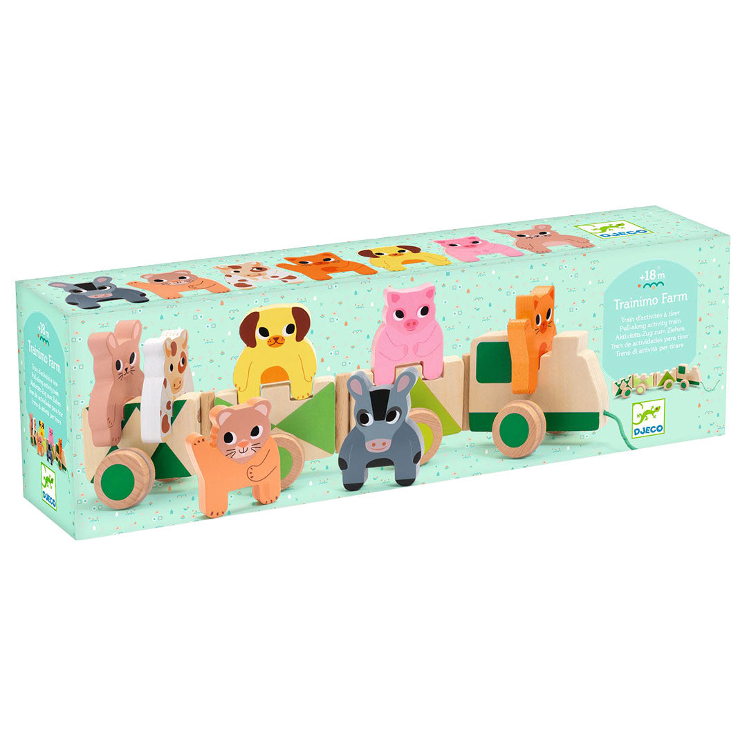 djeco trekfiguur trainimo - boerderij | DJ06317 | 2